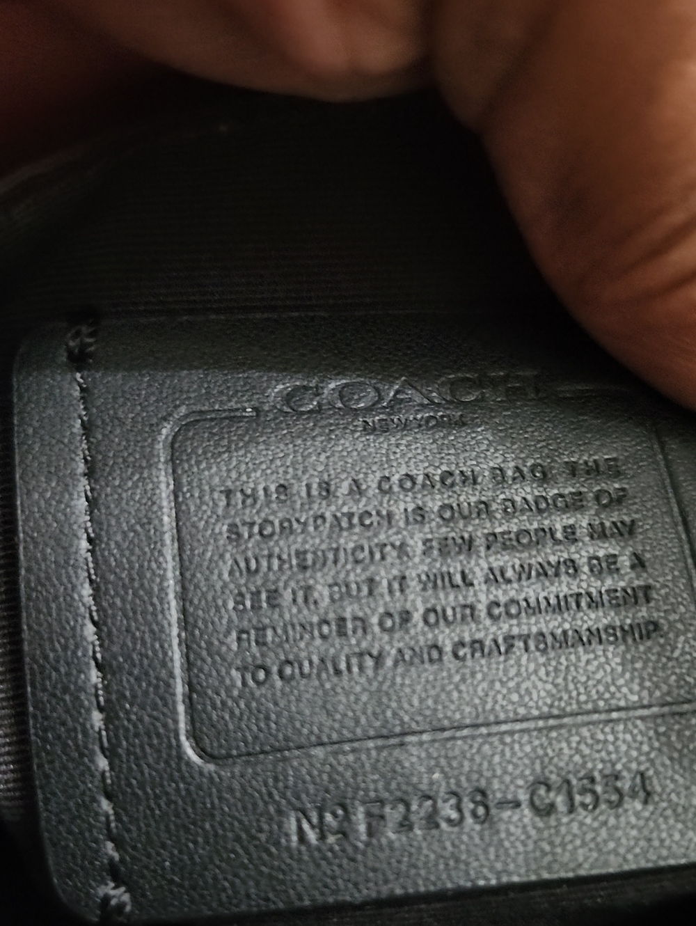 Coach Black Signature Crossbody with Silver Hardware - Picture 13 of 15